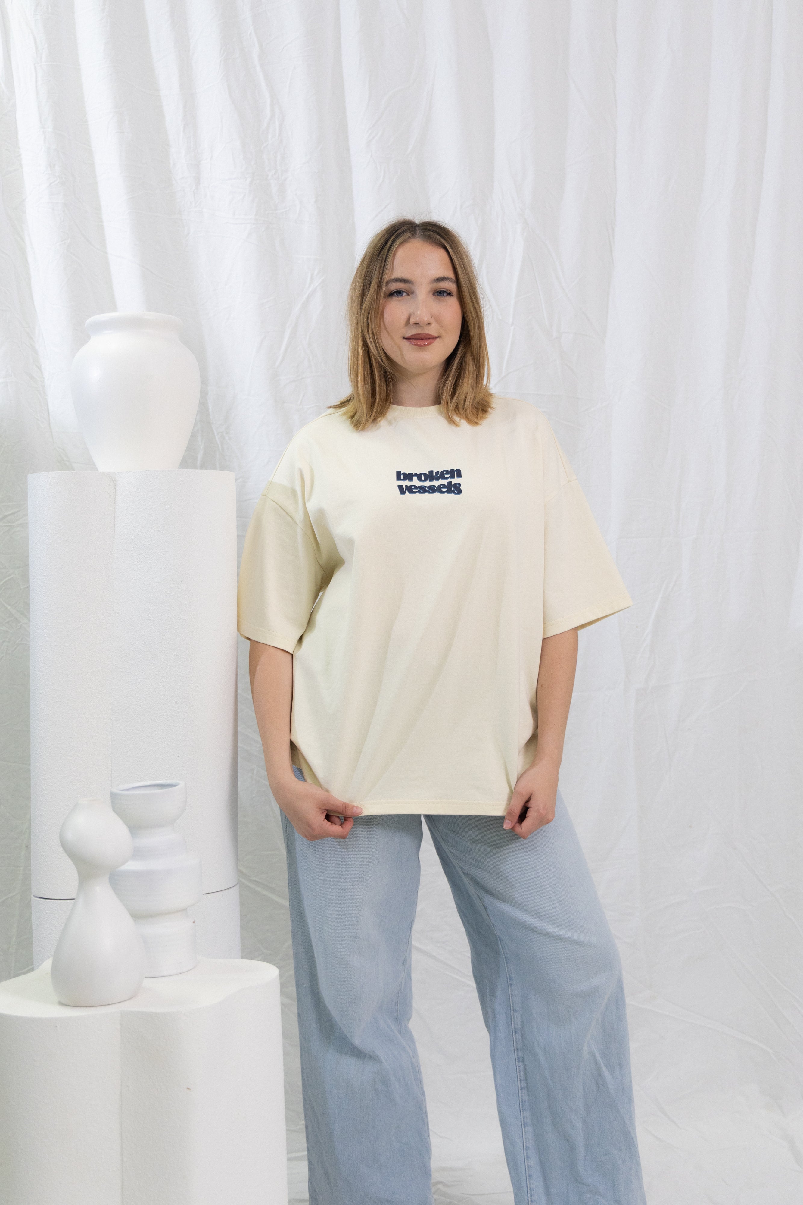 “Incredible Purpose” Oversize Puff Print T-Shirt